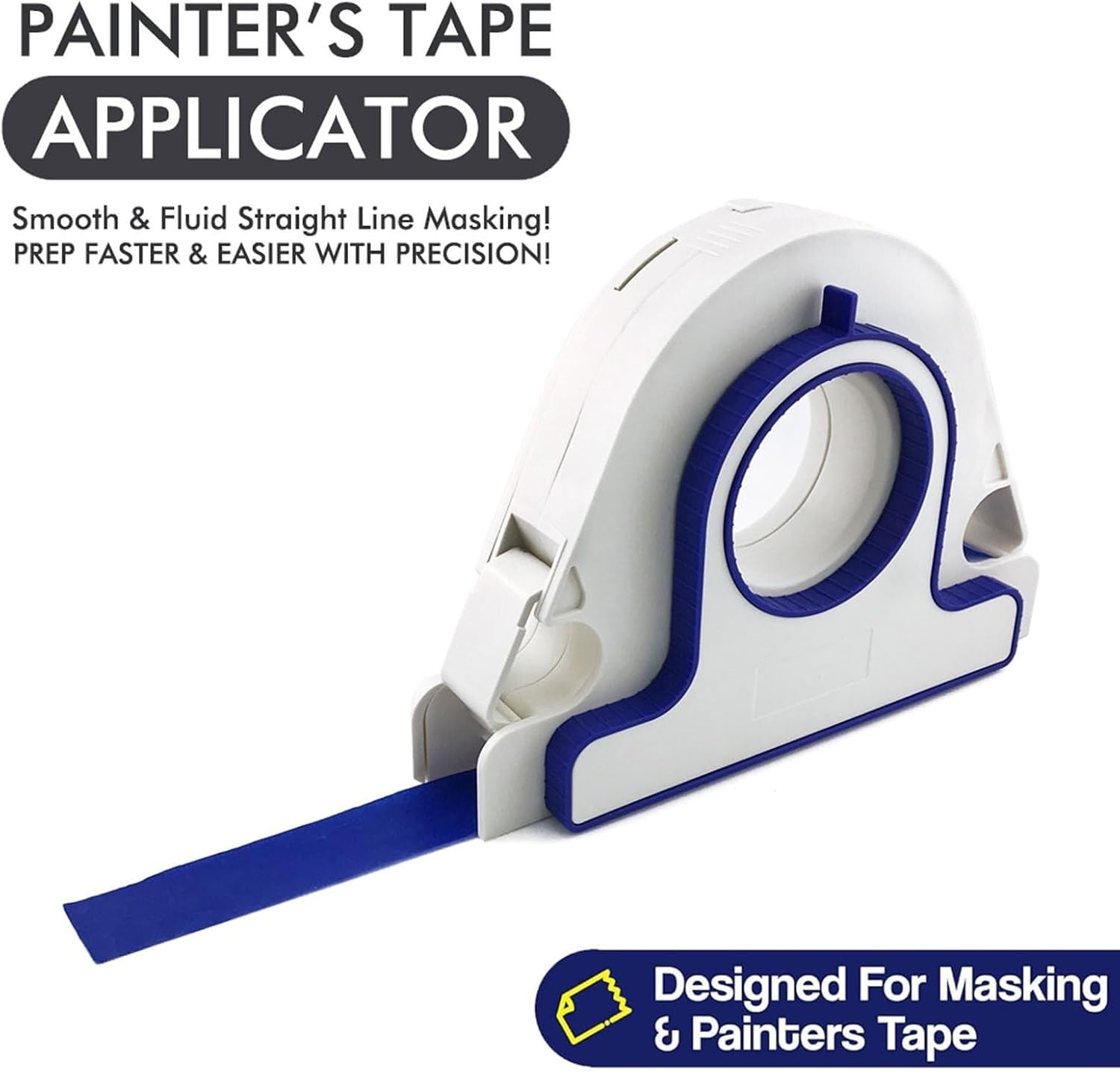 Tape Applicator, Masking Master Tape Dispenser with Scraper, Masking Paint Tape Applicator Set for Painting Trim, Wall and Floor Painting