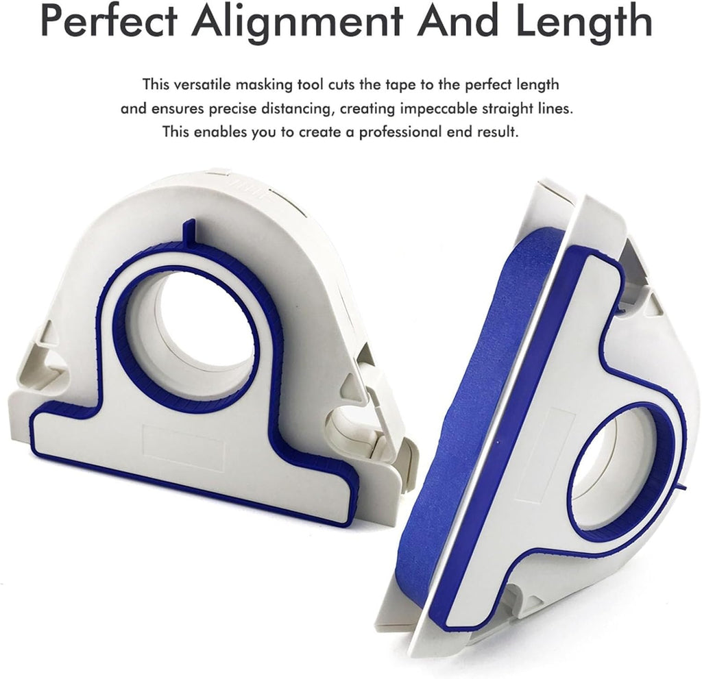 Tape Applicator, Masking Master Tape Dispenser with Scraper, Masking Paint Tape Applicator Set for Painting Trim, Wall and Floor Painting
